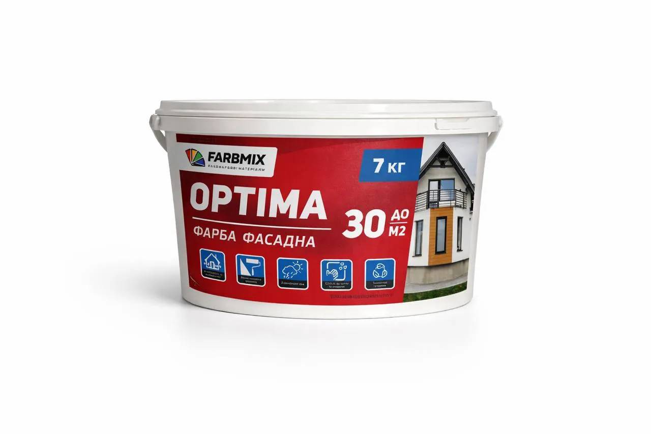 Фарба фасадна FarbMix Оптима 7 кг - 210964