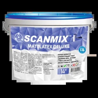 Фарба інтер'єрна стійка до миття акрилова Scanmix ""Mattlatex Deluxe"" (14кг) - 210979