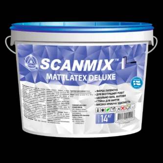Фарба інтер'єрна стійка до миття акрилова Scanmix ""Mattlatex Deluxe"" В3 (13кг)(під замовлення) під замовлення - 210980