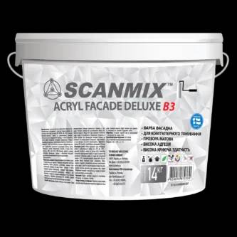 Краска фасадная акриловая Scanmix ""ACRIL Façade B3"" (14 кг), прозрачная - 210989
