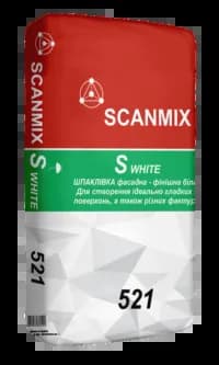 Шпаклівка фінішна біла 521 SCANMIX S WHITE(5кг) - 835194524