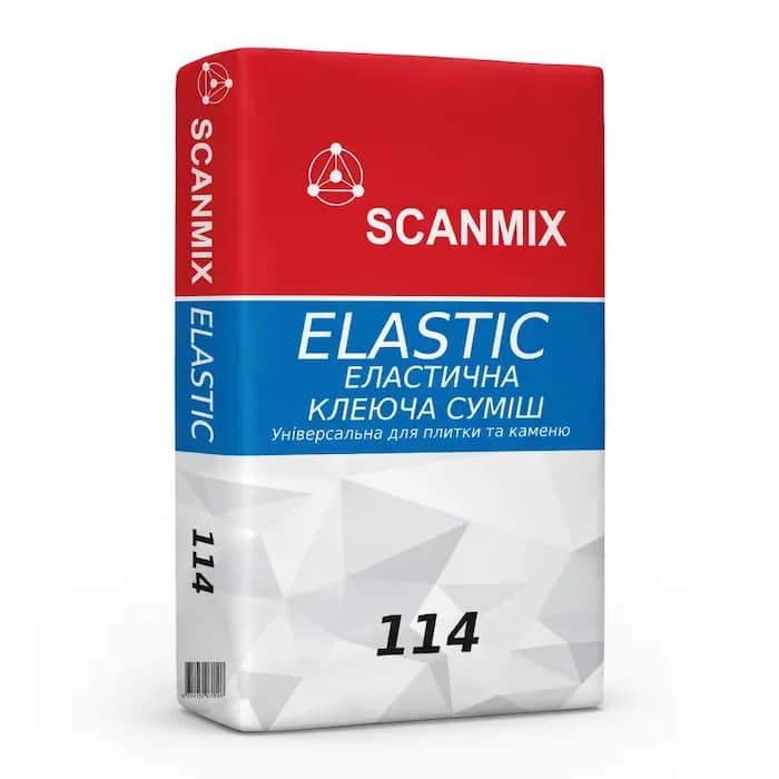 Клей еластифікований SCANMIX 114 ELASTIC Сірий (277054966) - 211070