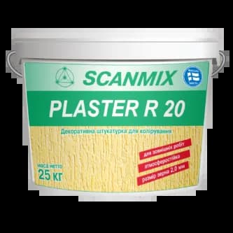 Штукатурка декоративна ""Короїд"" акрилова Scanmix ""PLASTER R20"" standart NEW (25 кг) - 584782246