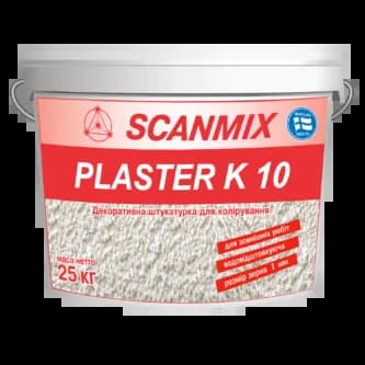 Штукатурка декоративна ""Камінцева"" силікон-силікатна SCANMIX PLASTER K 10 silicone-silicate - 849715897