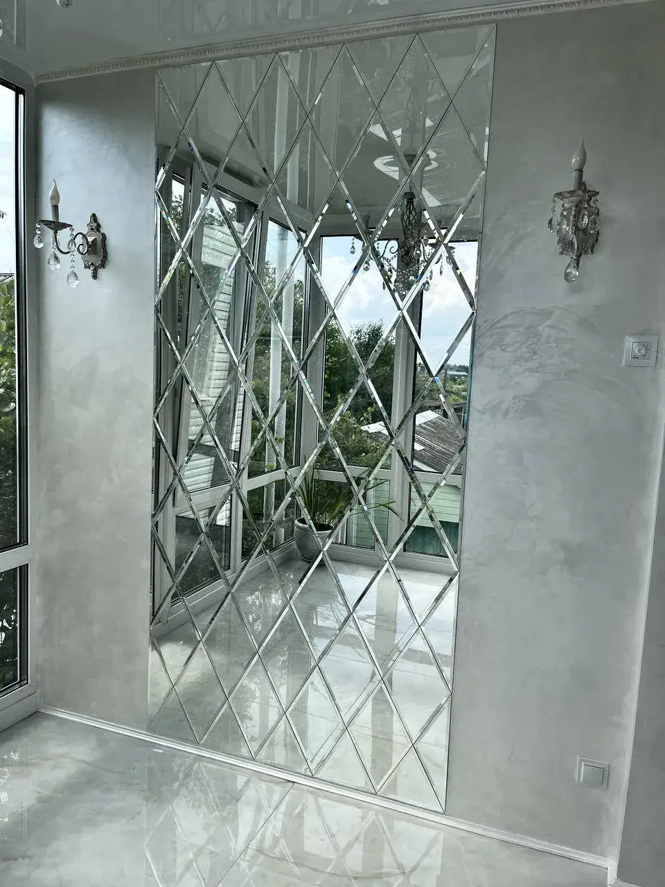 Панно дзеркальне YUF_GLASS 1800х1000 мм - 211690