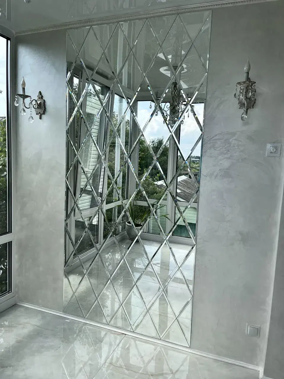 Панно дзеркальне YUF_GLASS 1800х1000 мм - 211690