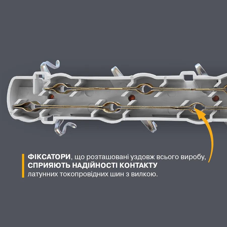 Розетковий блок ELECTRUM 3 розетки (C-SM-1776) - 208830340