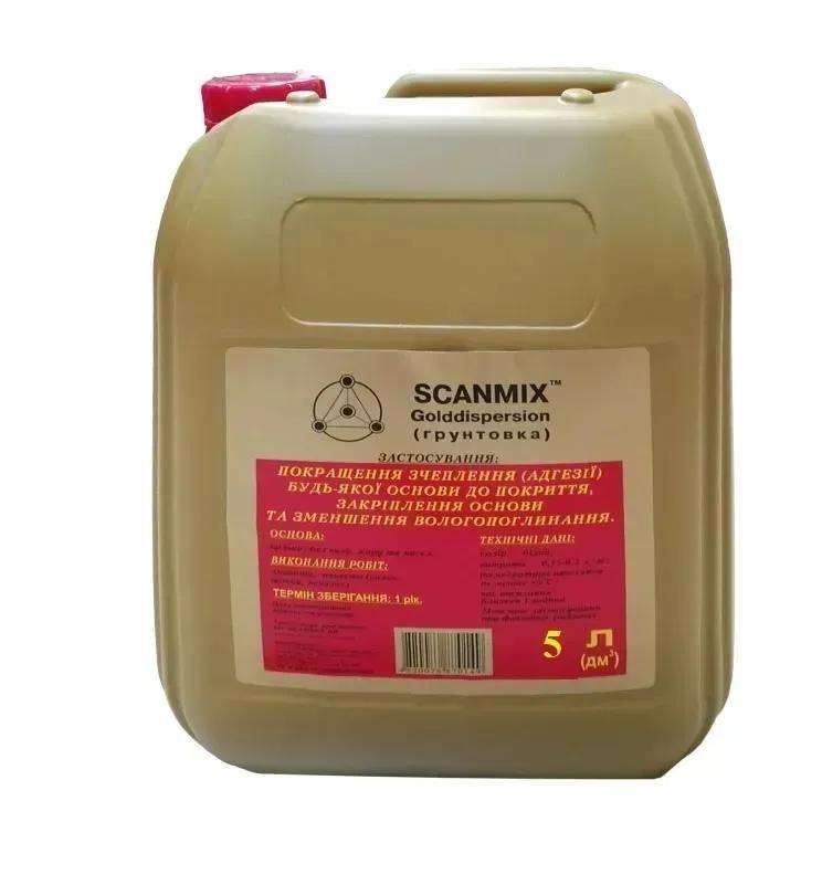 Грунт глибокопроникаючий Scanmix ""Gold"" (5л, 5 кг), кан. - 211916