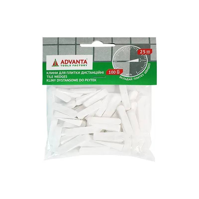 Клини дистанційні ADVANTA 25 мм 100 шт - 214058