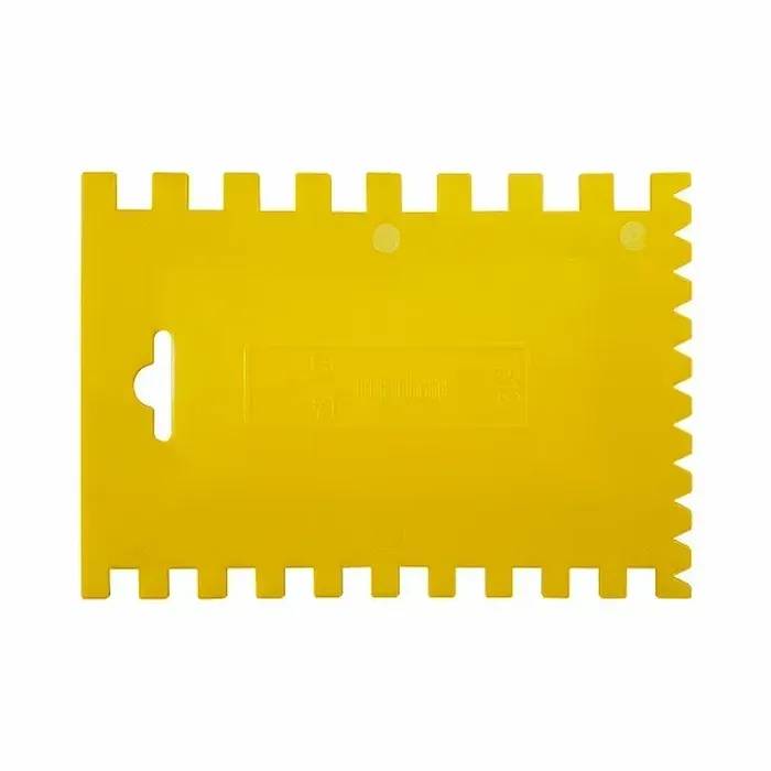Шпатель зубчастий для клею ADVANTA 170x120 мм пластиковий - 214396