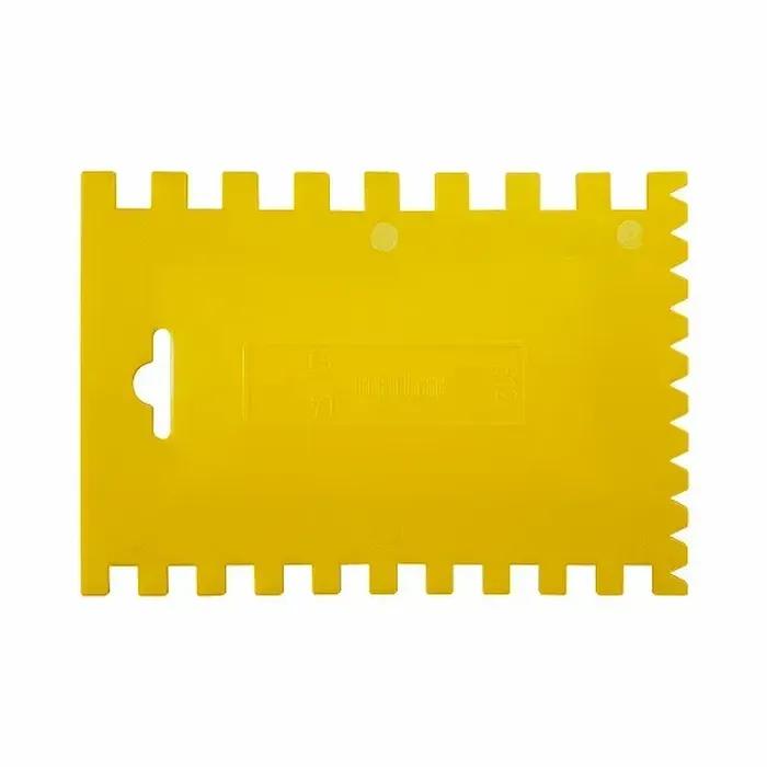 Шпатель зубчастий для клею ADVANTA 170x120 мм пластиковий - 214396