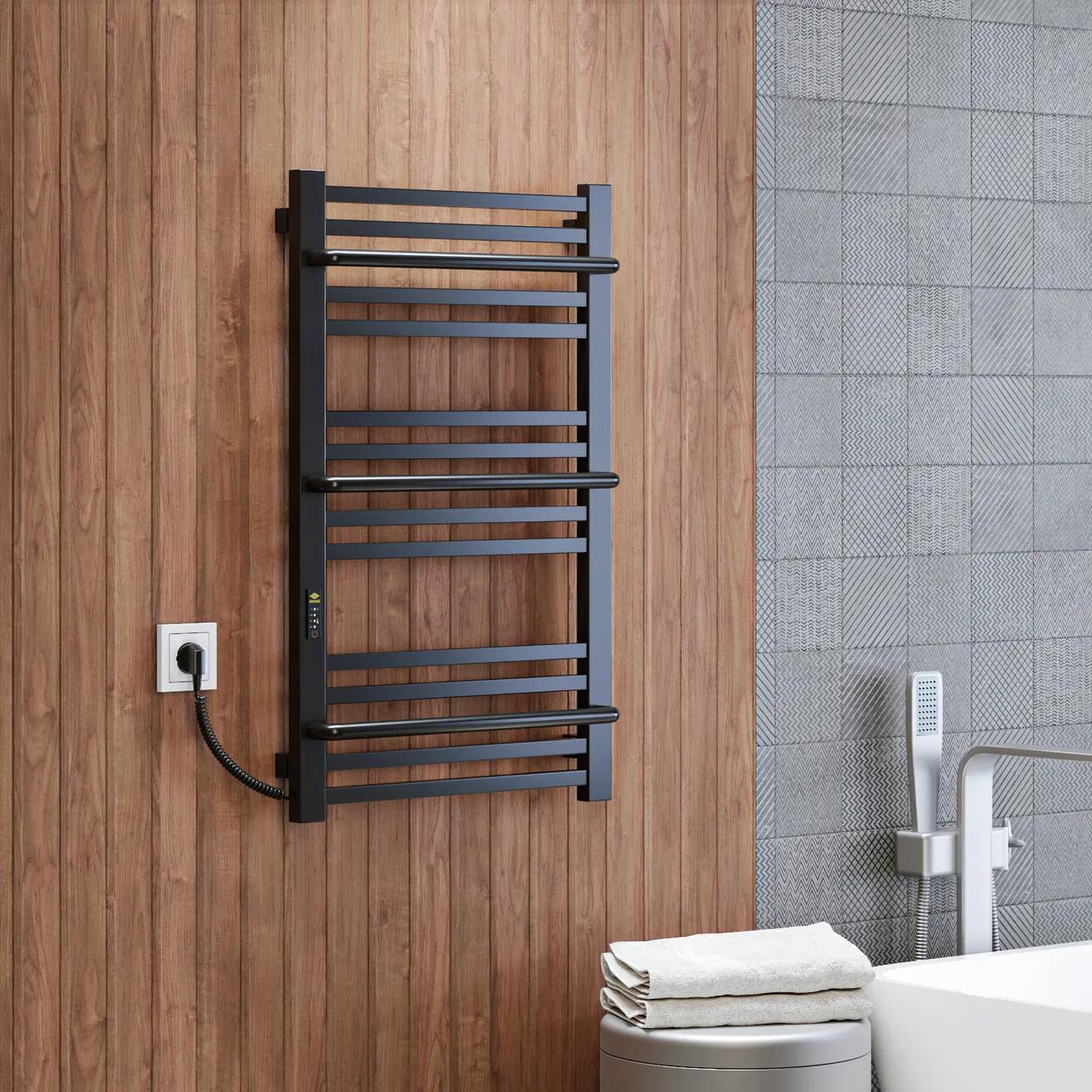 Полотенцесушитель KOSSER Мира 800х500/15 ER тайм. черный - 220030