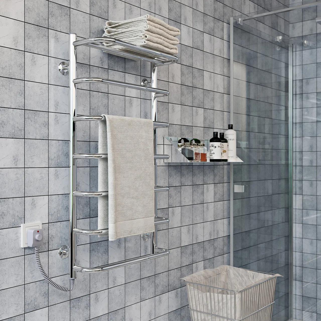 Рушникосушарка KOSSER Скоба з полицею 900х530/7 EL рег. - 220128