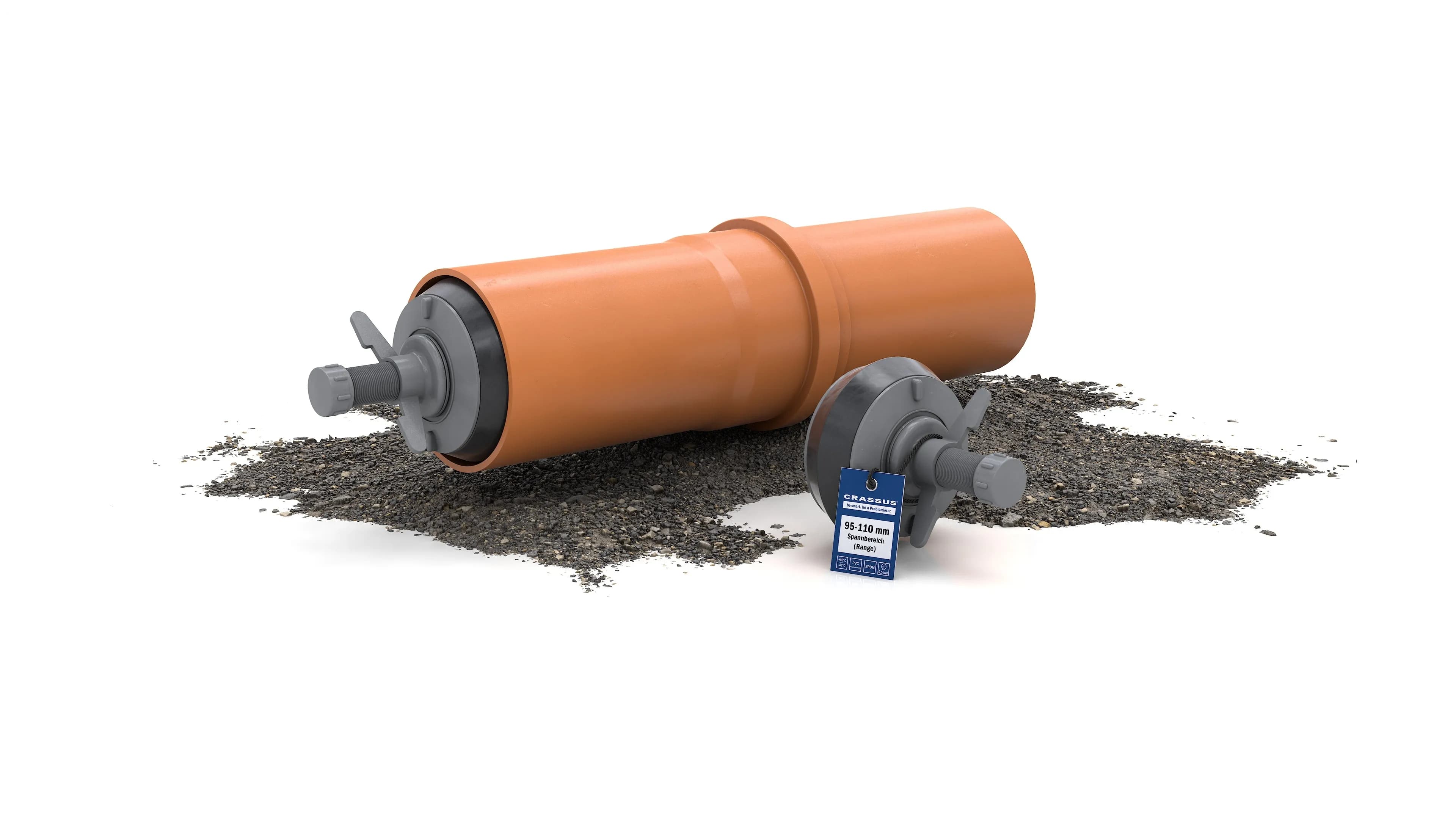Внутренняя заглушка CRASSUS CSV 100 ПВХ - 476864148
