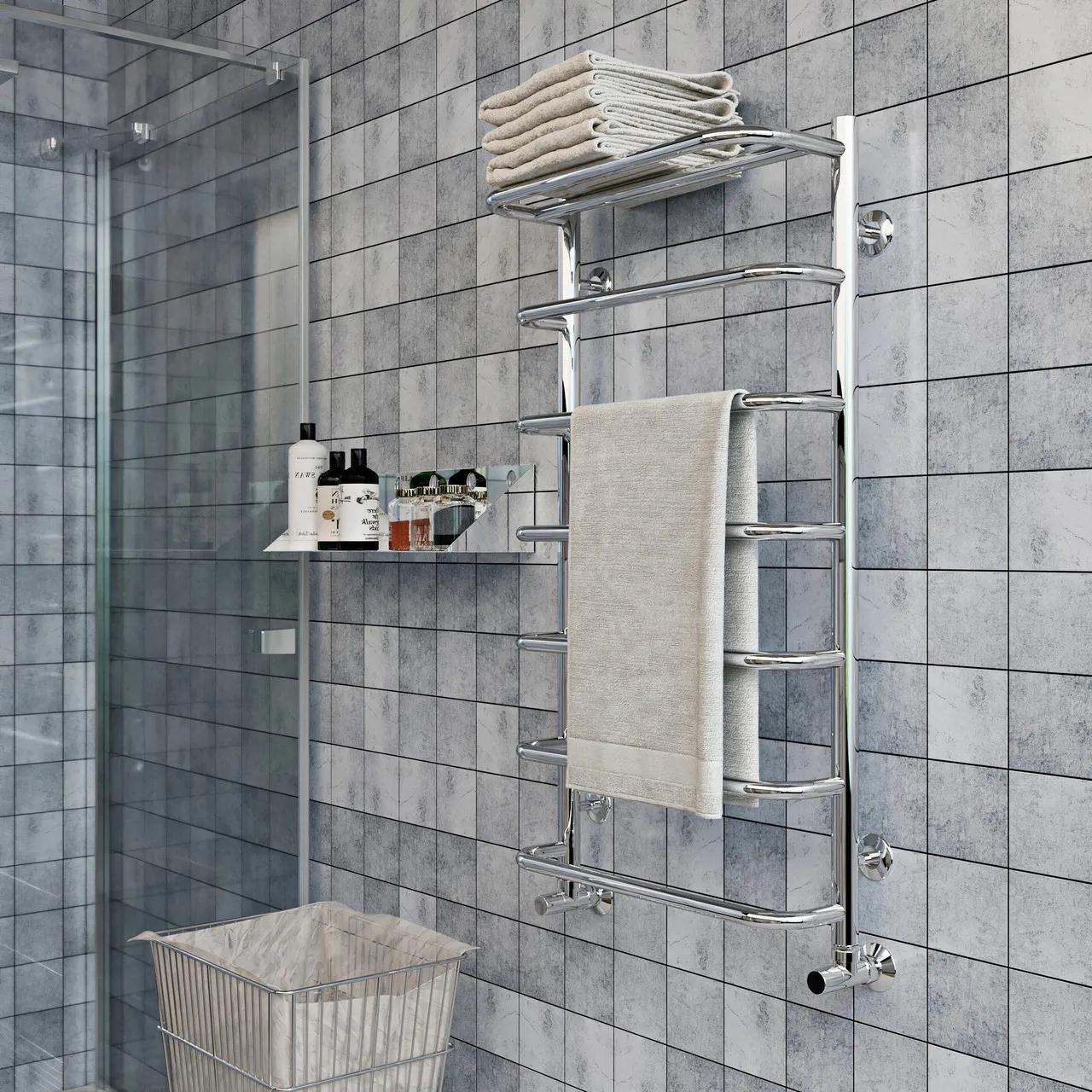 Рушникосушарка KOSSER Скоба з полицею 900х530/7 - 220434