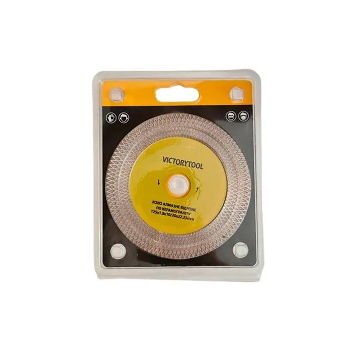 Алмазний диск для плитки VICTORYTOOL 125 мм 125х1,8х22,23 PRO GRES (125300) - 220575