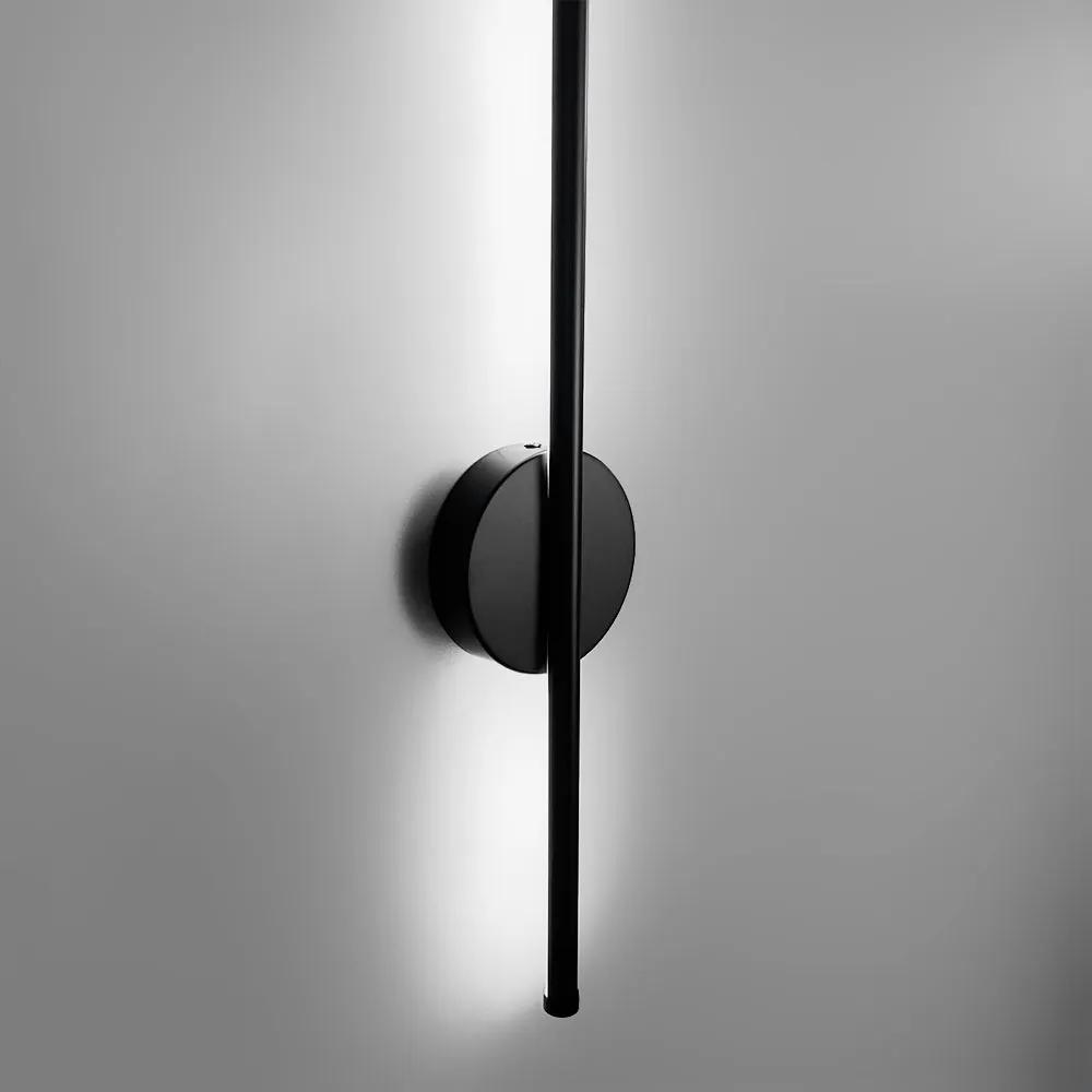 Видовжене чорне LED бра 90 см W007/900 BK - 220616