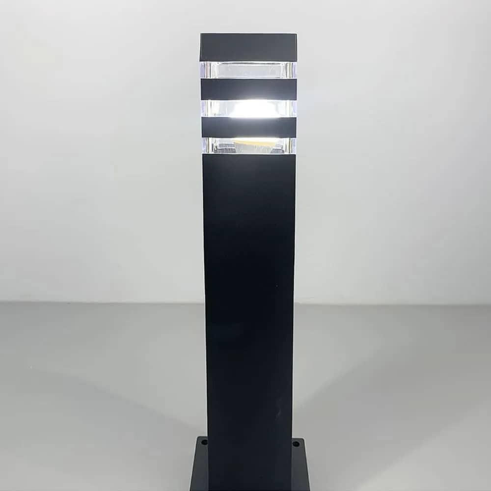 Уличный фонарь в черном цвете корпуса 60 см 8024 60CM BK (стовп) - 220756