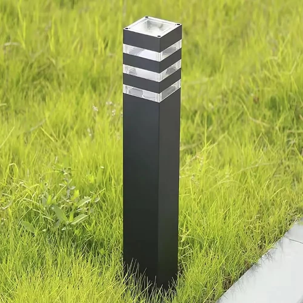 Уличный фонарь в черном цвете корпуса 80 см 8024 80CM BK (стовп) - 106420229