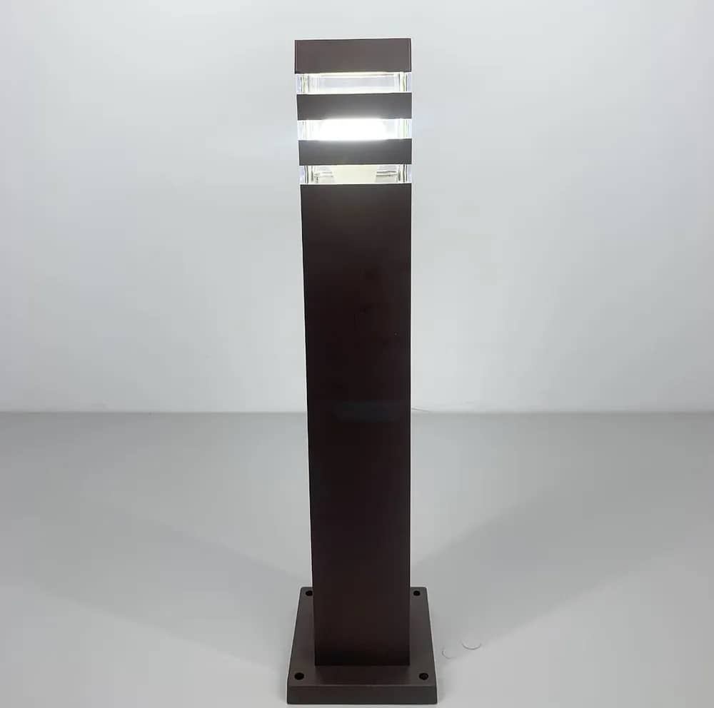 Уличный фонарь-столб в корпусе цвета coffee 80 см 8024 80CM CF (стовп) - 220775