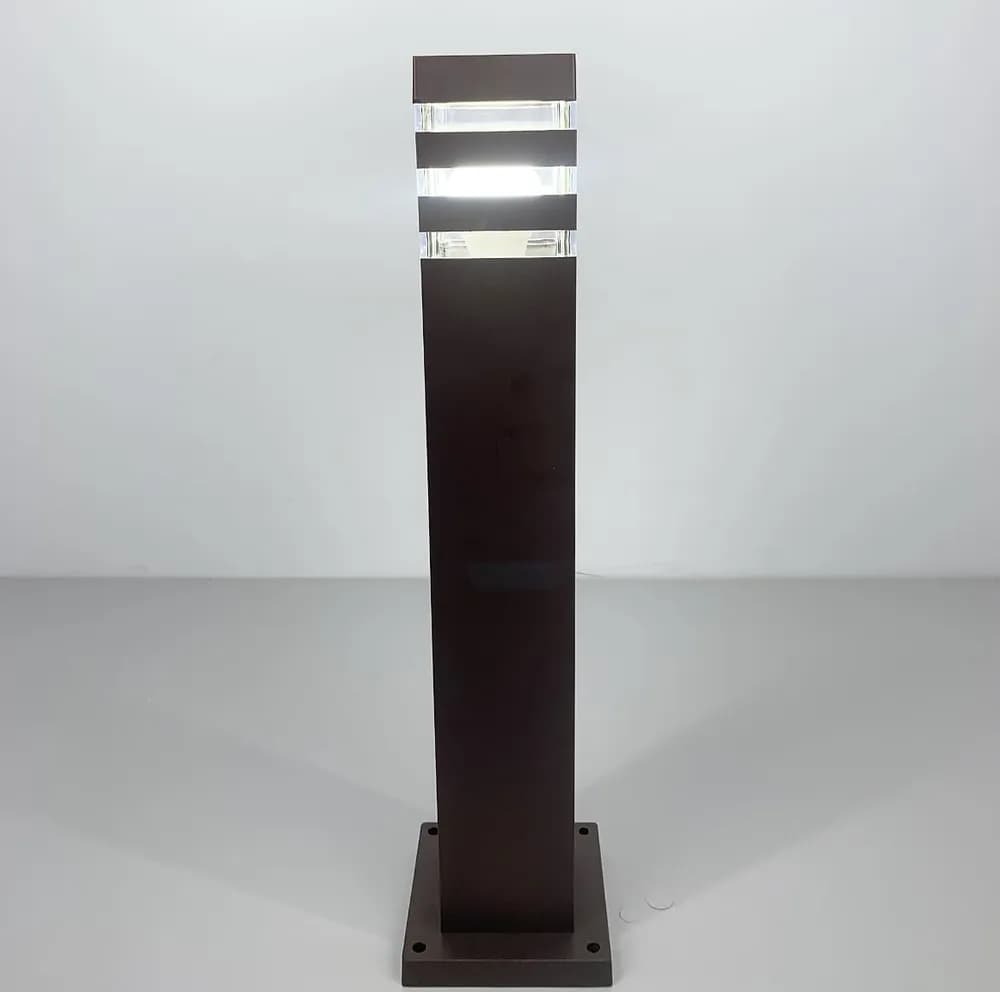Уличный фонарь-столб в корпусе цвета coffee 80 см 8024 80CM CF (стовп) - 151772845