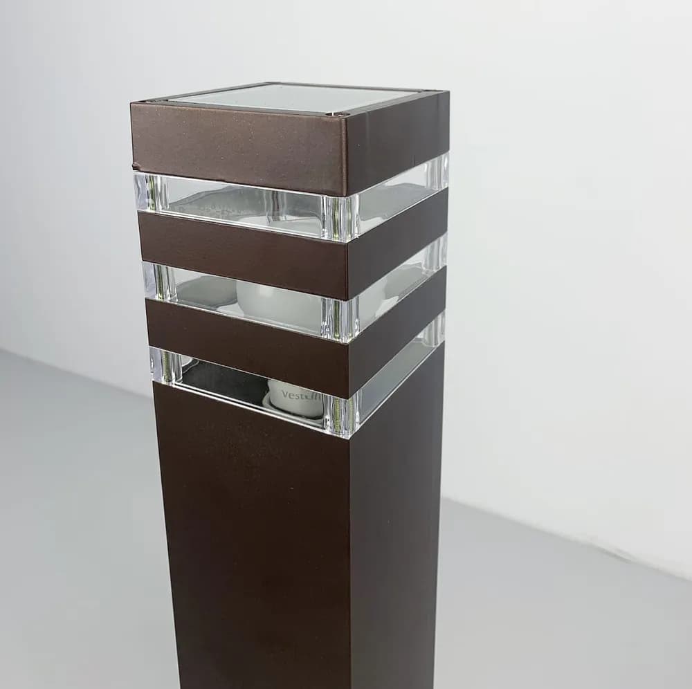 Уличный фонарь-столб в корпусе цвета coffee 80 см 8024 80CM CF (стовп) - 151772845