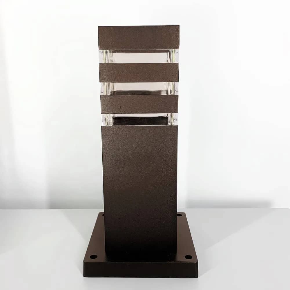 Уличный фонарь-столб в корпусе цвета coffee 30 см 8024 30CM CF (стовп) - 220780