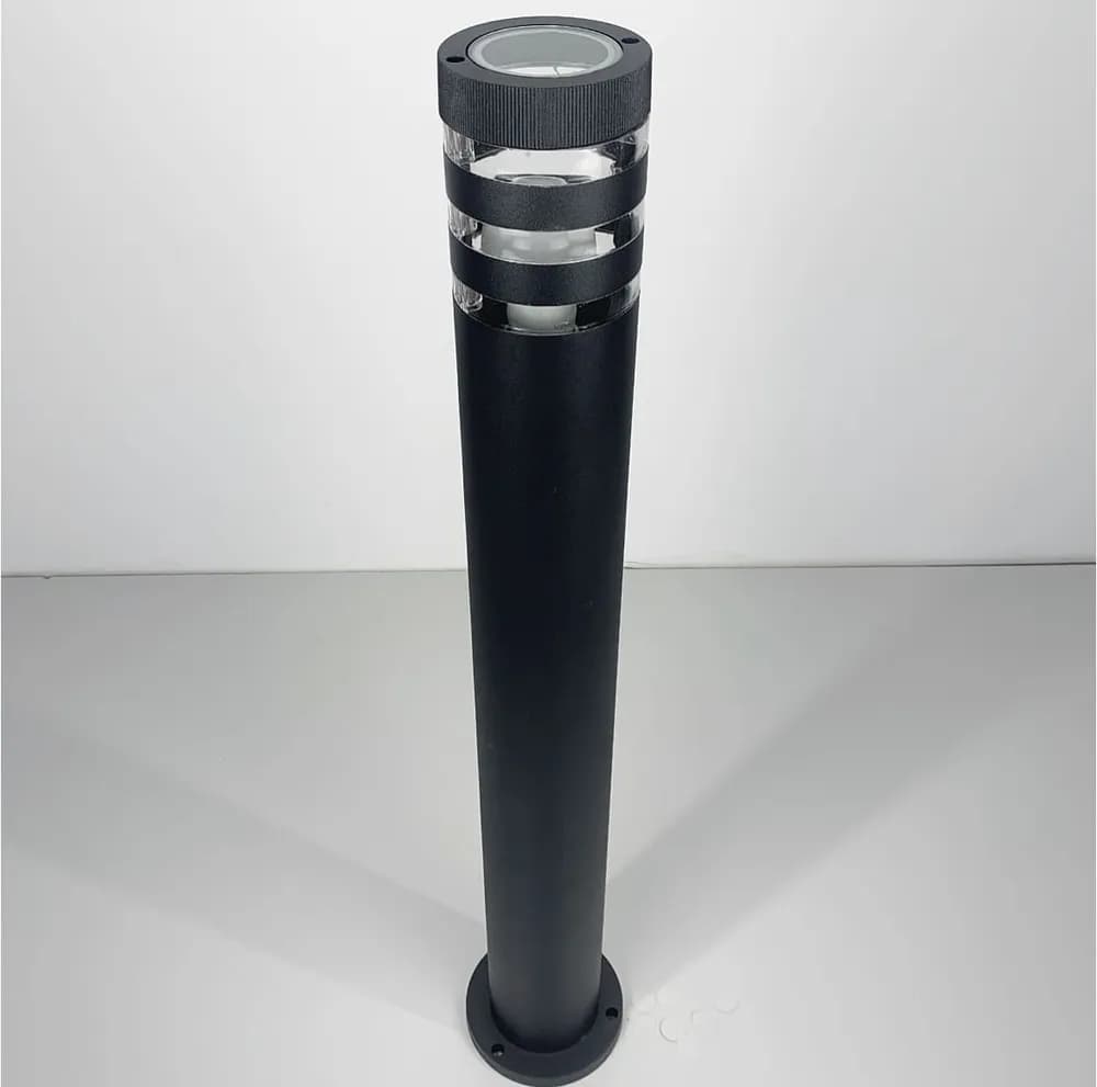 Стильный уличный фонарь в черном корпусе 8021 80CM BK (стовп) - 575162114