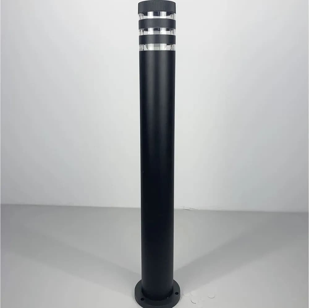 Стильный уличный фонарь в черном корпусе 8021 80CM BK (стовп) - 575162114