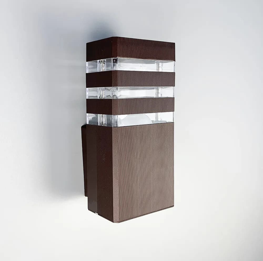 Уличный настенный светильник в цвете Coffee 23х11 см 8024-1W CF - 257405557