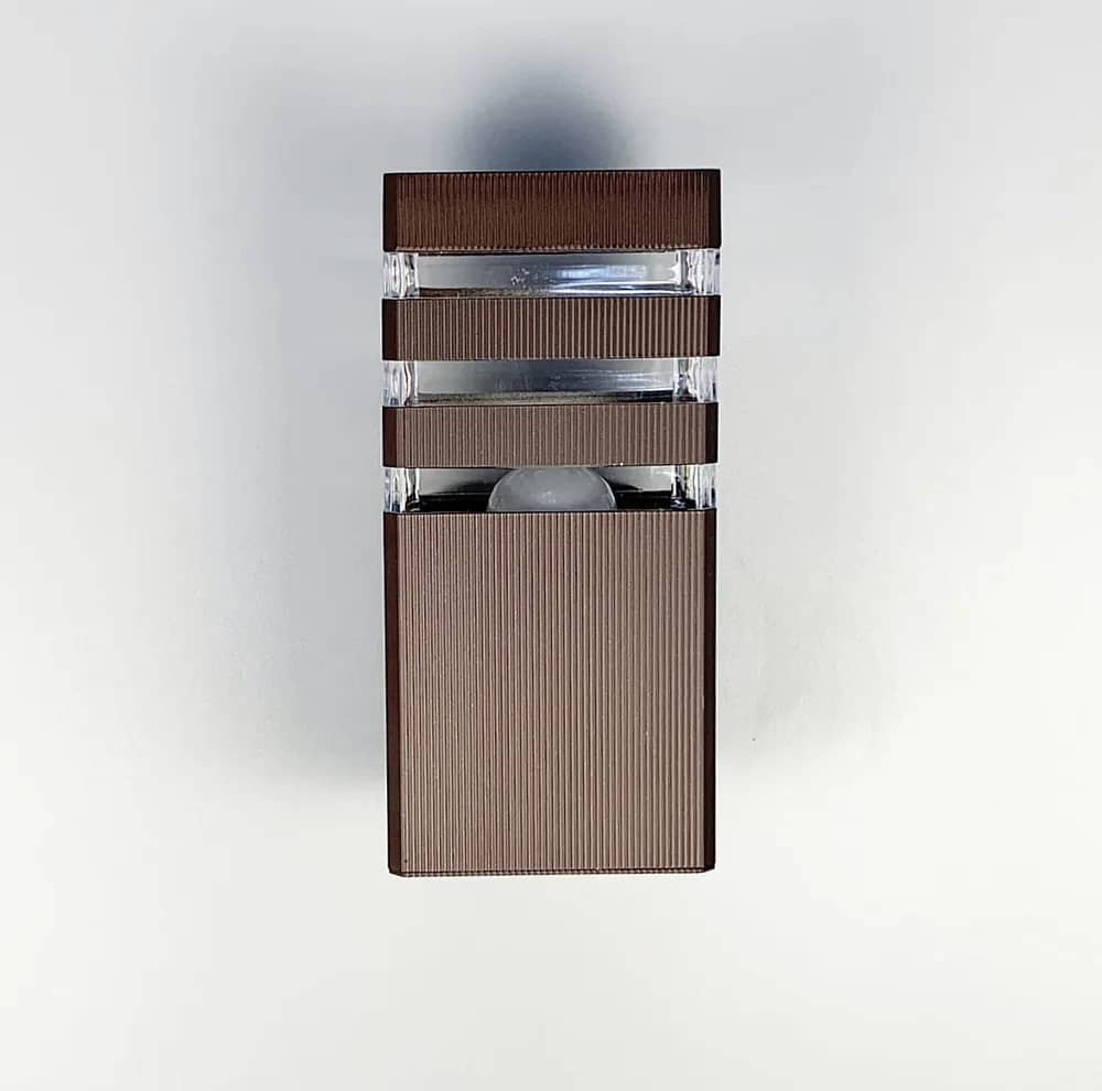 Уличный настенный светильник в цвете Coffee 23х11 см 8024-1W CF - 220923