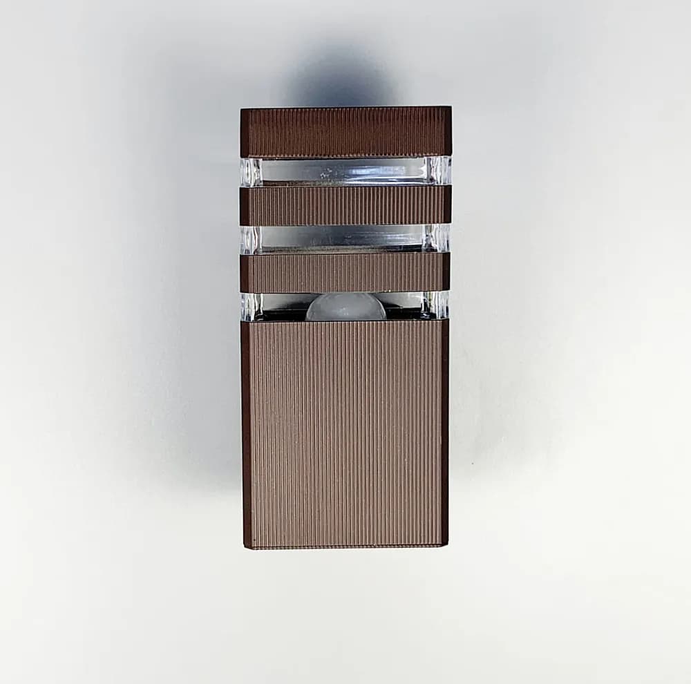 Уличный настенный светильник в цвете Coffee 23х11 см 8024-1W CF - 257405557
