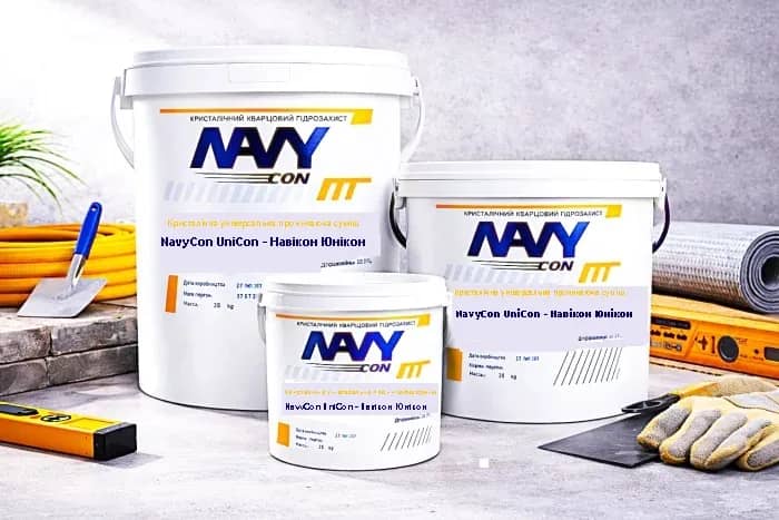 Гідроізоляційна суміш NAVYCON UniCon 3 кг (476239596) - 221007