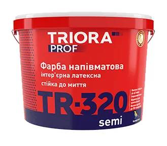 «TR-320 semi» Фарба напівматова інтер'єрна - 10 л - 221363