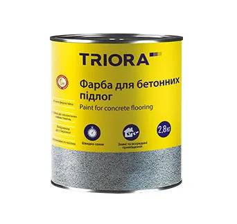 Краска для бетонных полов TM TRIORA - 12 кг, 010P Белый - 221465