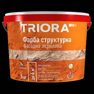 Фасадна структурна фарба ТМ TRIORA - 5 кг - 221494