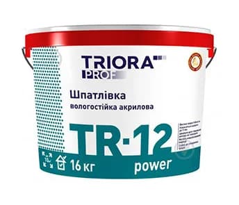 «TR-12 power» Шпаклівка вологостійка - 0,8 кг - 542811628