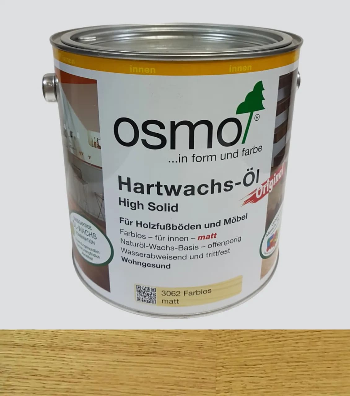 Масло-воск Hartwachs-Öl Original Osmo прозрачный 2.5 л (257755308) - 257755308