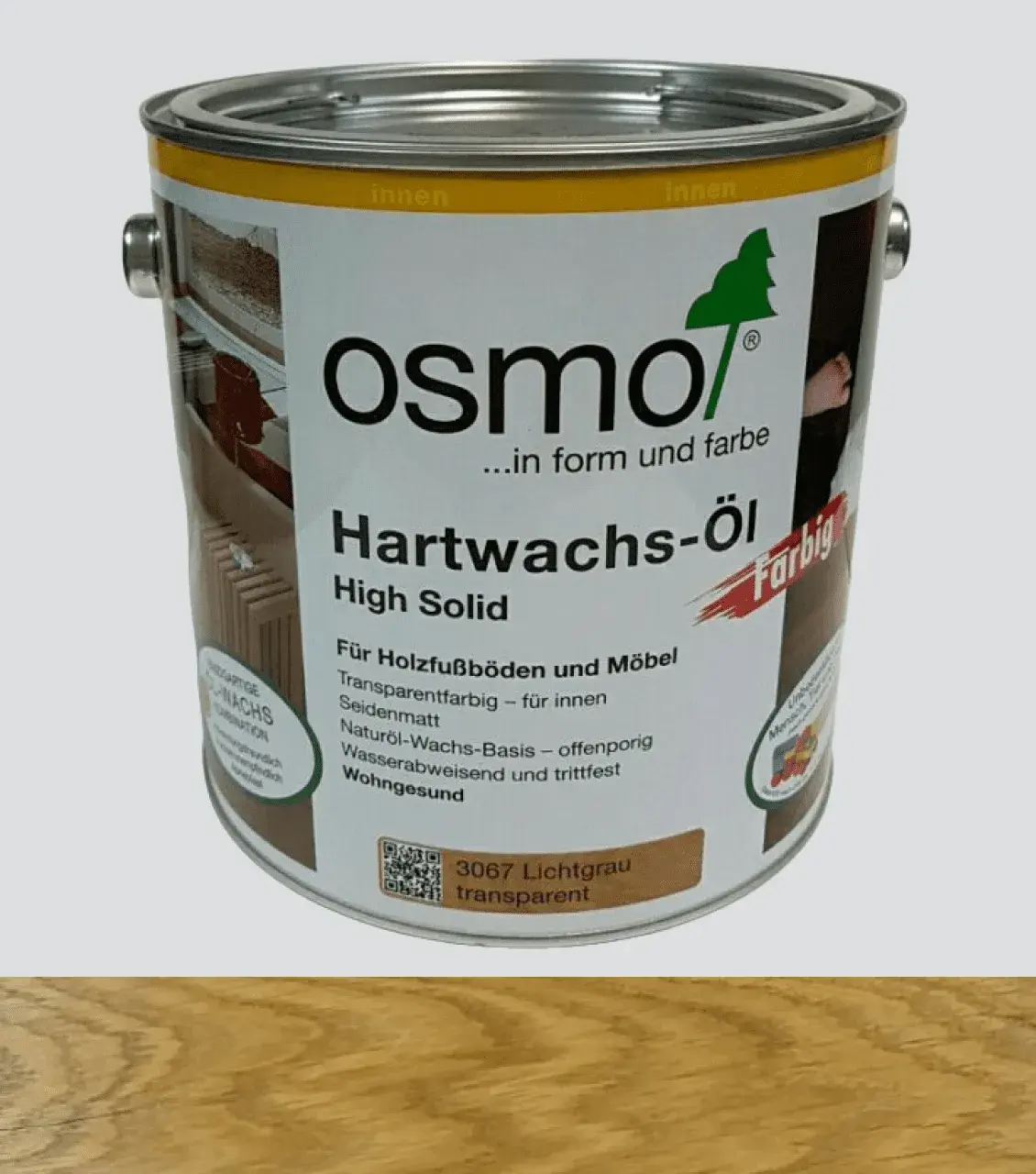 Масло-воск Hartwachs-Öl Farbig Osmo белый 0.125 л (578104046) - 222012
