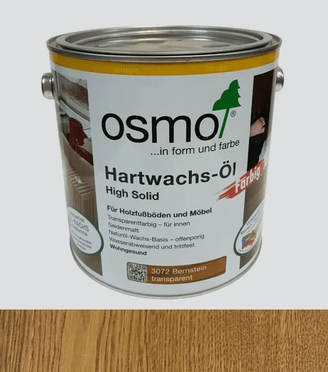 Масло-воск Hartwachs-Öl Farbig Osmo белый 0.125 л (578104046) - 222014