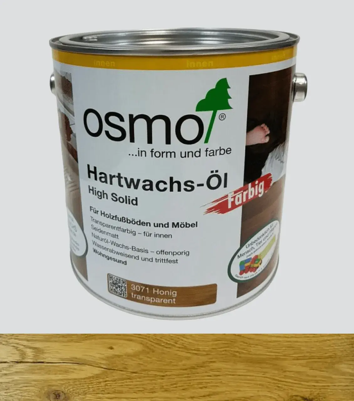 Олія-віск Hartwachs-Öl Farbig Osmo білий 2.5 л (795343506) - 222029