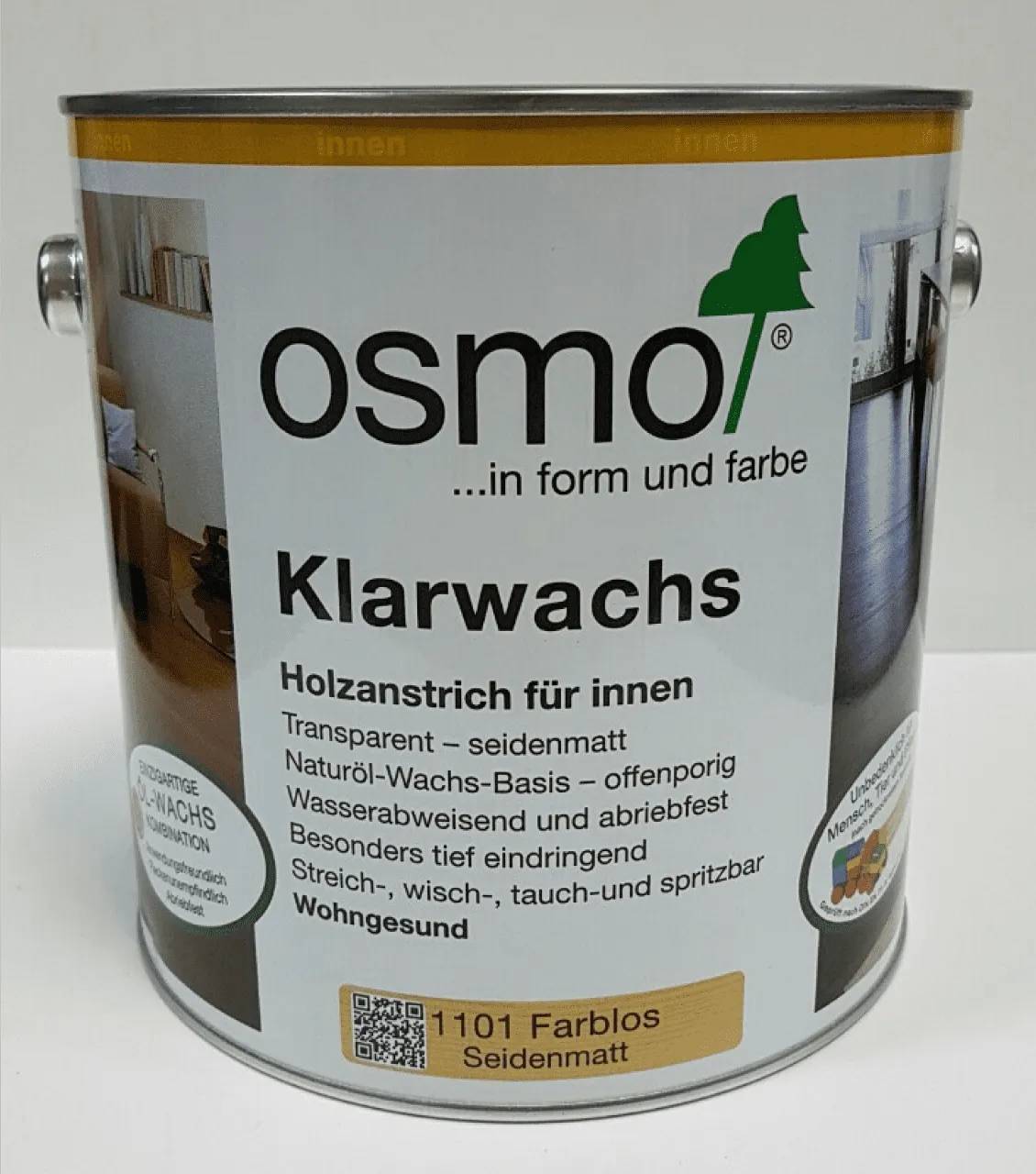 Олія-віск Klarwachs Osmo прозора 2.5 л (101075447) - 222052