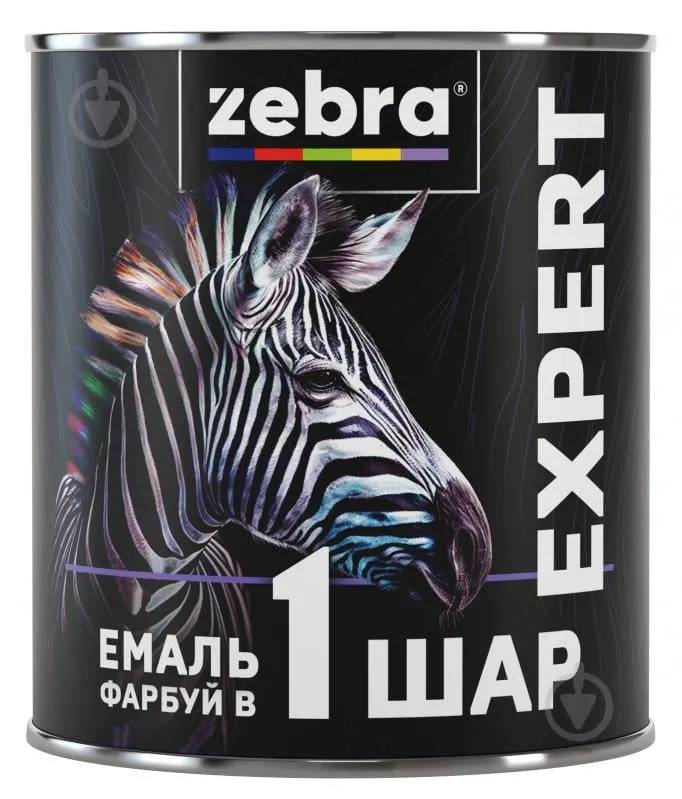 ЕМАЛЬ 1 ШАР ZEBRA EXPERT - 0,7, Т1018 Темно-сірий - 222645