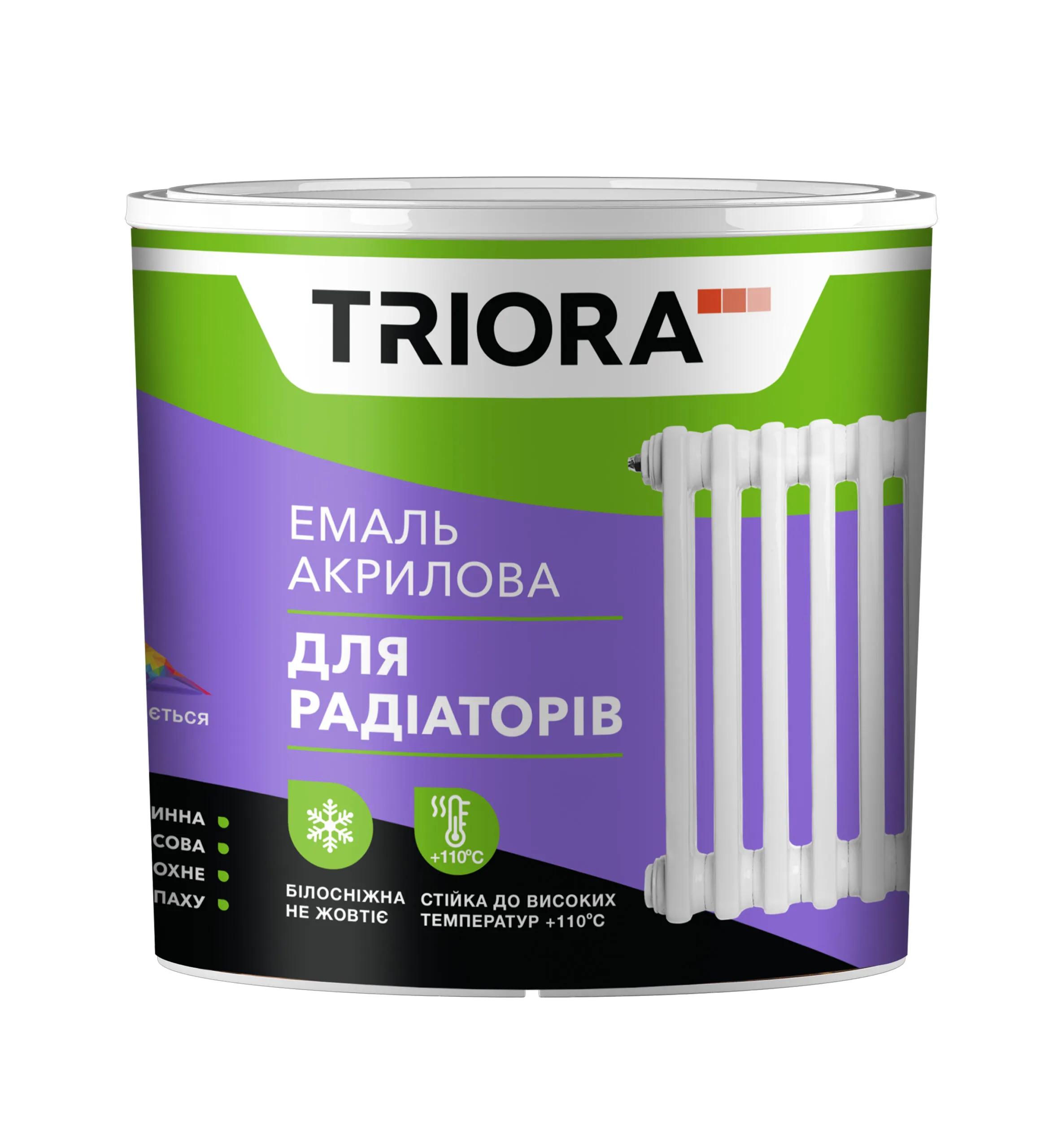 Емаль акрилова для радіаторів опалення ТРІОРА - 0,75 - 222665