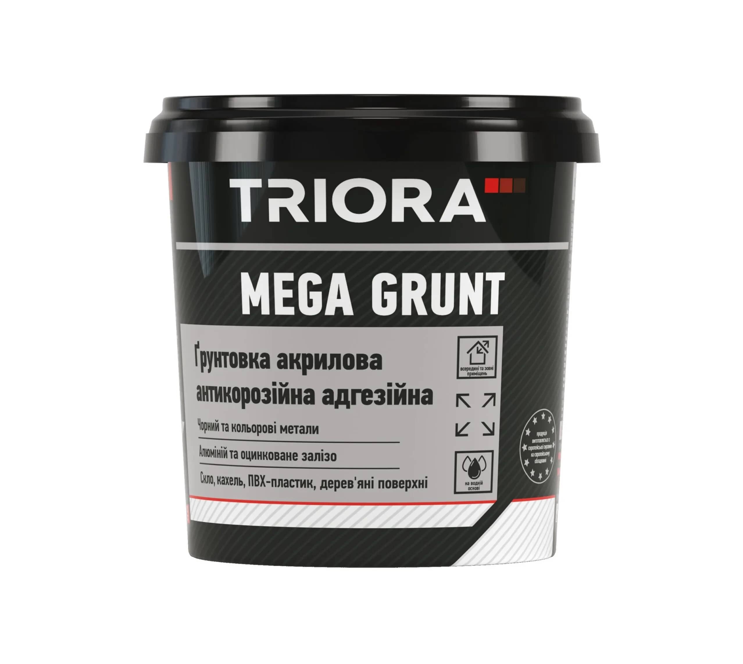 Mega Grunt Грунтовка акриловая антикоррозионная адгезионная - 0,9 кг - 223415