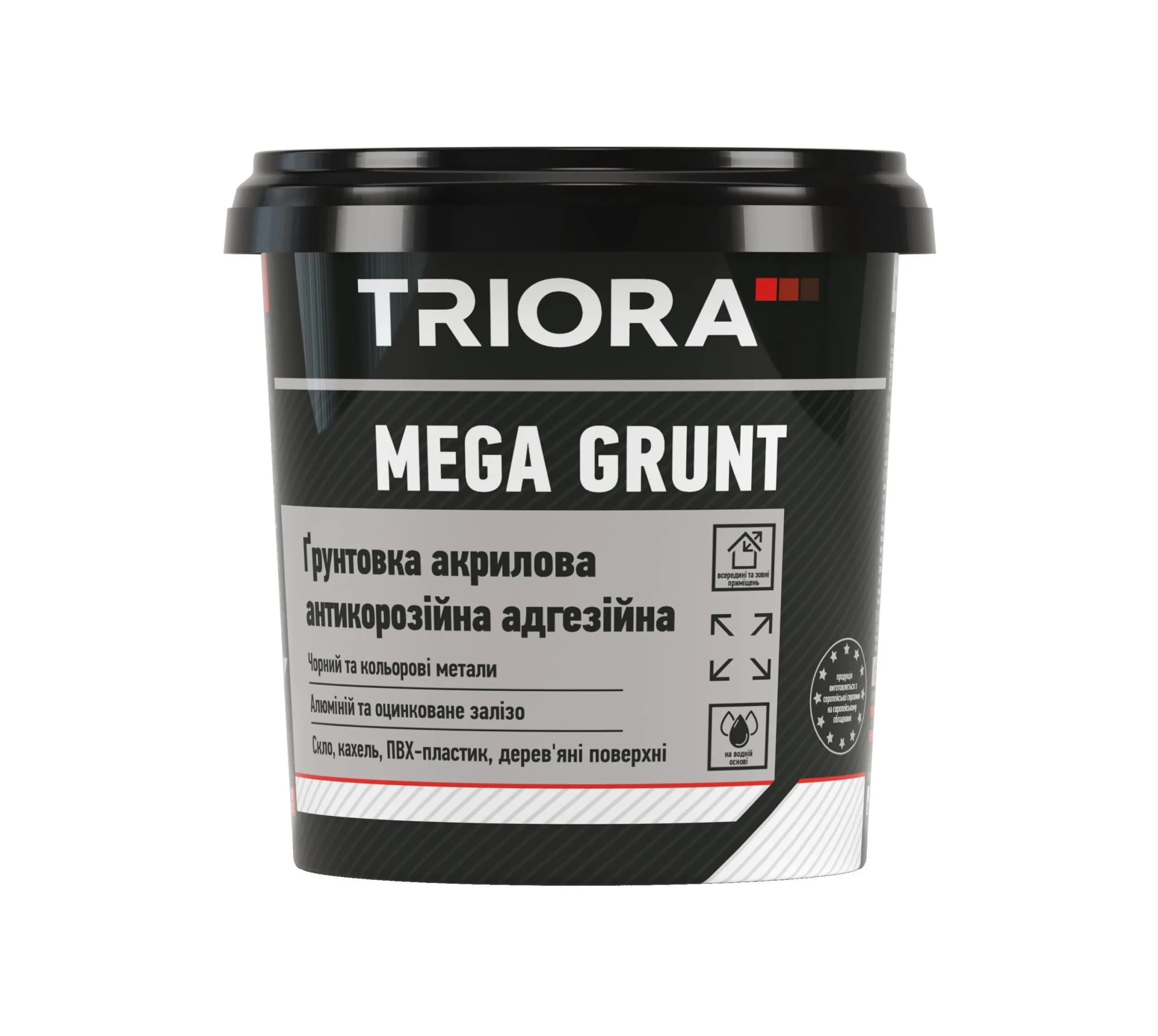 Ґрунтовка акрилова Mega Grunt TRIORA антикорозійна 2.5 л (600354744) - 600354744