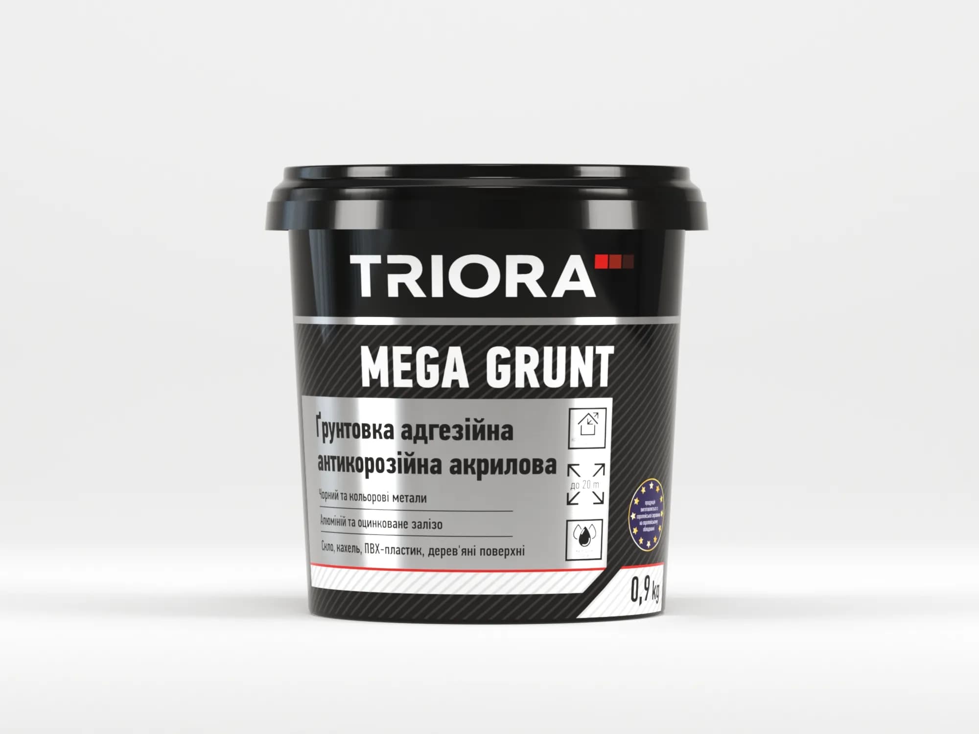 Ґрунтовка акрилова Mega Grunt TRIORA антикорозійна 2.5 л (600354744) - 600354744