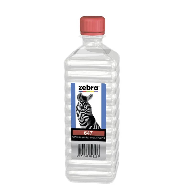 Розчинник 647 без прекурсорів ТМ ZEBRA - 0,8 л - 223685