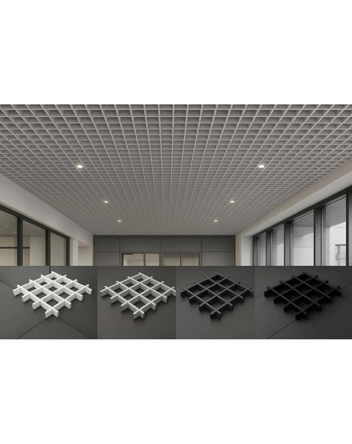 Подвесной потолок Грильято 100x100 мм (RAL 7024 - графит) - 225058