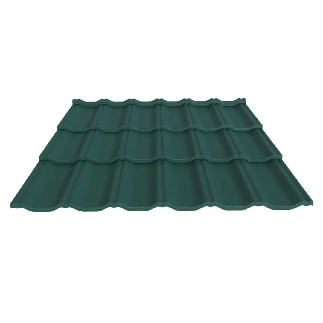 Металлочерепица ГРАДО 0,5 мм RAL 6005m Арт.201363-6005 - 225731
